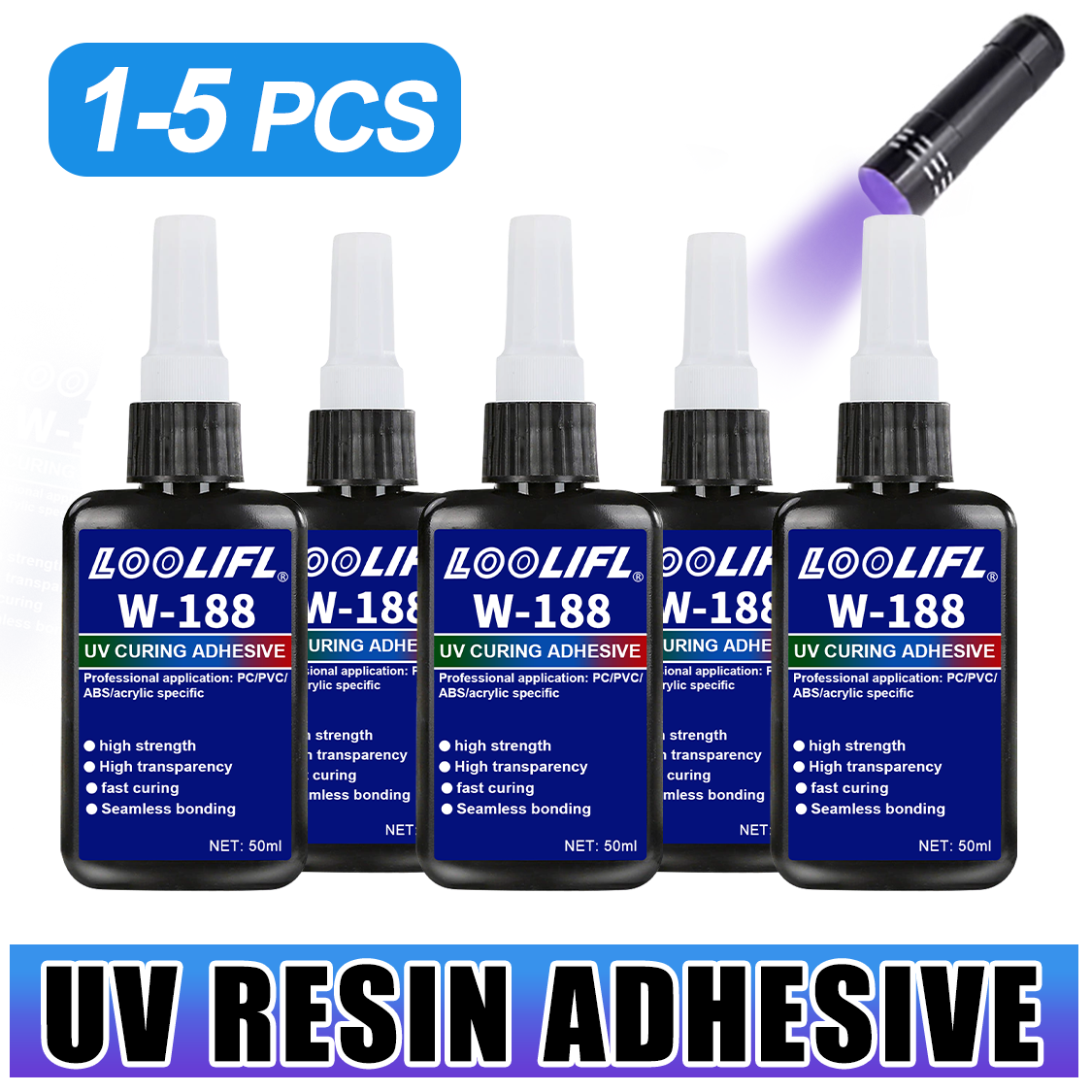 LOOLIFL 188 Strong 50ml UV Res - đánh giá và giá Resin Art Lamp