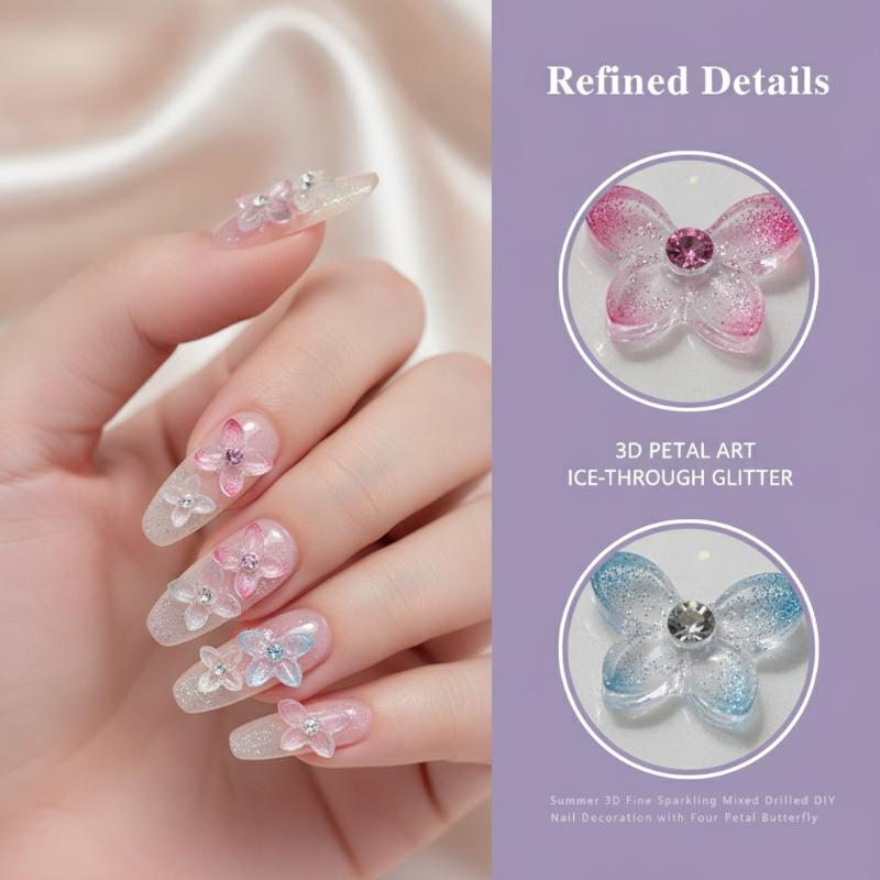 30Pcs 3D Glitter Resin Butterf - đánh giá và giá Resin Art Using Flowers