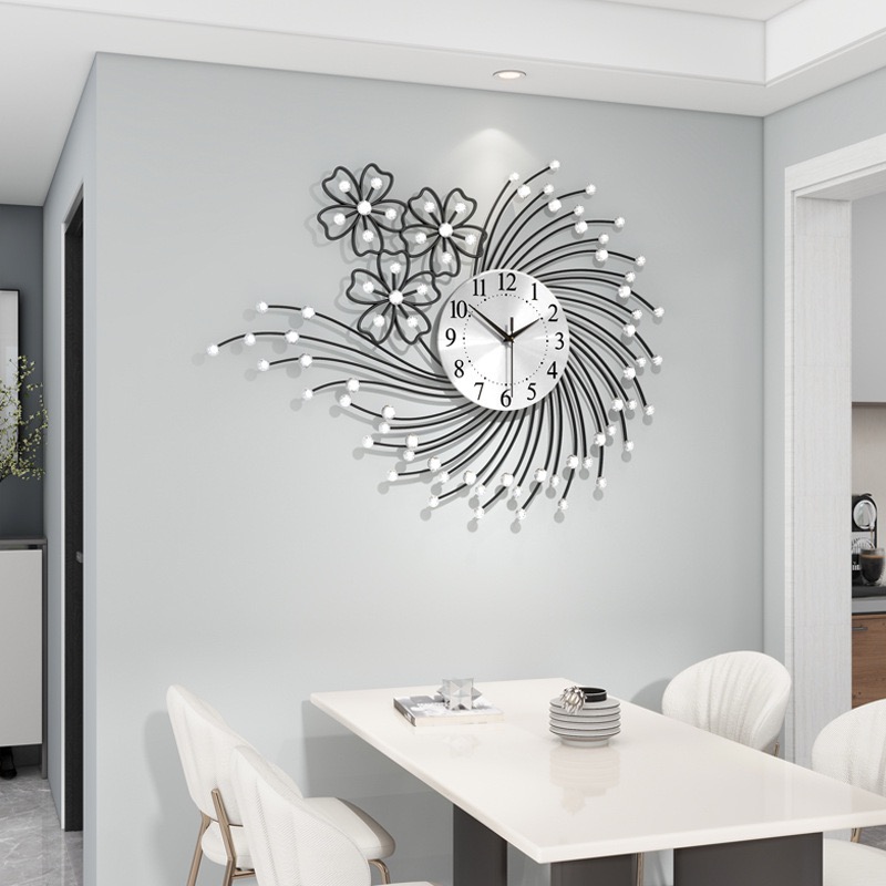 Luxury wall clock living room  - đánh giá và giá Resin Art Wall Clock