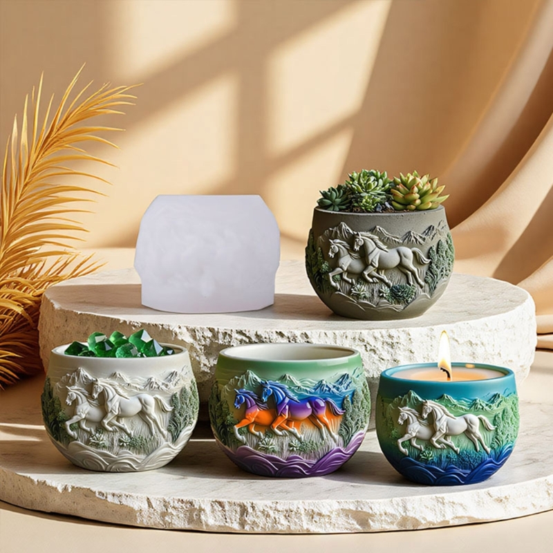 E1PE Reusable Silicone Horse M - đánh giá và giá Resin Art Unique Ideas