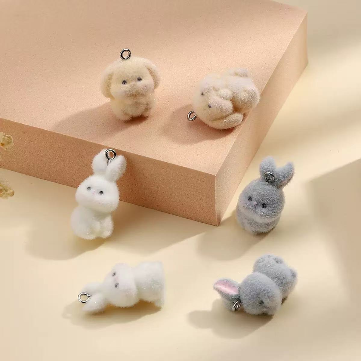 10pcs Flocking Little Rabbit R - đánh giá và giá Resin Art Jewellery Kit