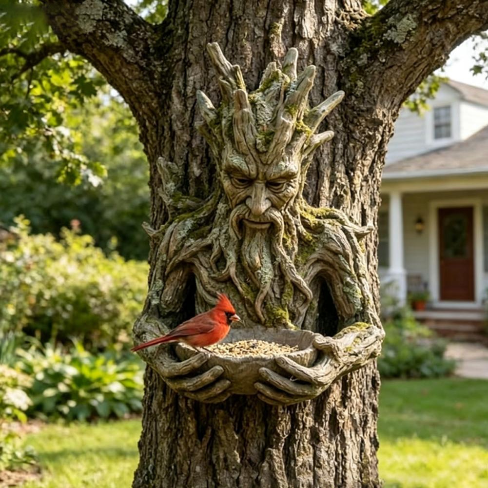 Mounted on Tree Bird Feeder We - đánh giá và giá Resin Art On Wood