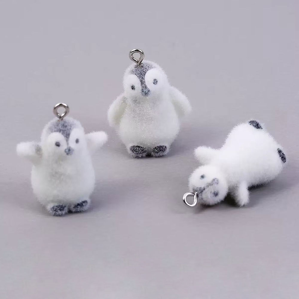 5pcs Flocking Small Penguin Re - đánh giá và giá Resin Art Jewellery Kit